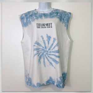 Taylor Swift Womens Size Large The Eros Tour Tie Dye Tank Top Shirt